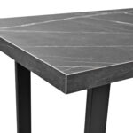 Кофейный столикHANA Черный мрамор  100x50 — изображение 5