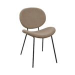Nordik Brown Chair Discover the Nordik Brown chair, ideal for Horeca furniture and kitchens. With a durable metal frame and bouclé fabric upholstery, this chair combines comfort with elegance. The perfect height and sophisticated design make it suitable for any space. Choose Nordik for an added touch of style!
