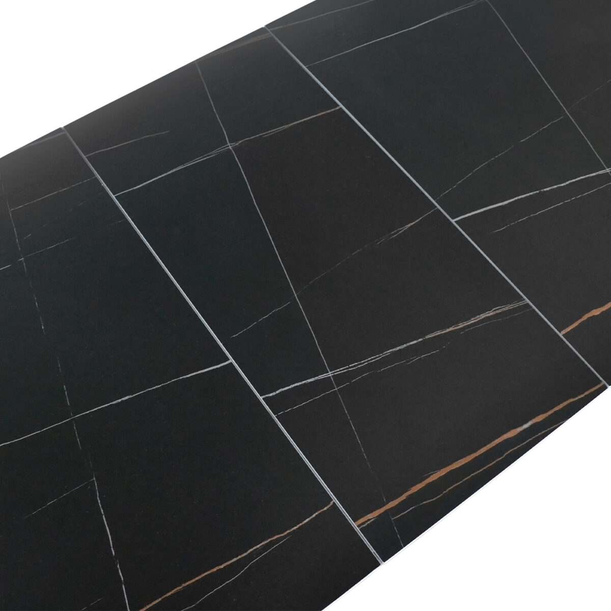 Extendable Table VANESSA Black Lawrence Gold 160/200x85 - Image 3