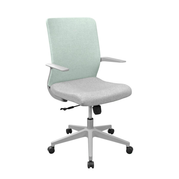 Armchair M66 Green+Grey Discover comfort and style with the M66 Green+Grey armchair, perfect for your office. Durable construction, Tilt mechanism for easy adjustment, and modern design. Ideal for home offices or professional spaces. Transform your workspace with a chair that combines functionality with aesthetics!