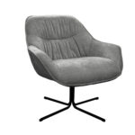 MADRID Grey Armchair Discover the MADRID Grey armchair, an elegant and functional choice for any living space. With its grey velvet upholstery, sturdy metal frame, and 360° rotating mechanism, this armchair offers comfort, style, and durability. Ideal for those who appreciate sophisticated design!