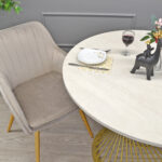 FELICIA Table Silk + Golden Leg ∅100 - Image 5