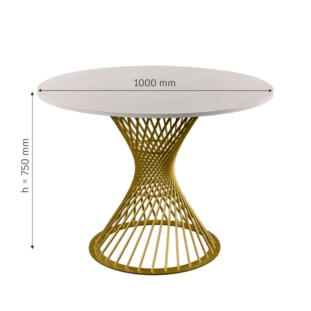 FELICIA Table Silk + Golden Leg ∅100 - Image 13