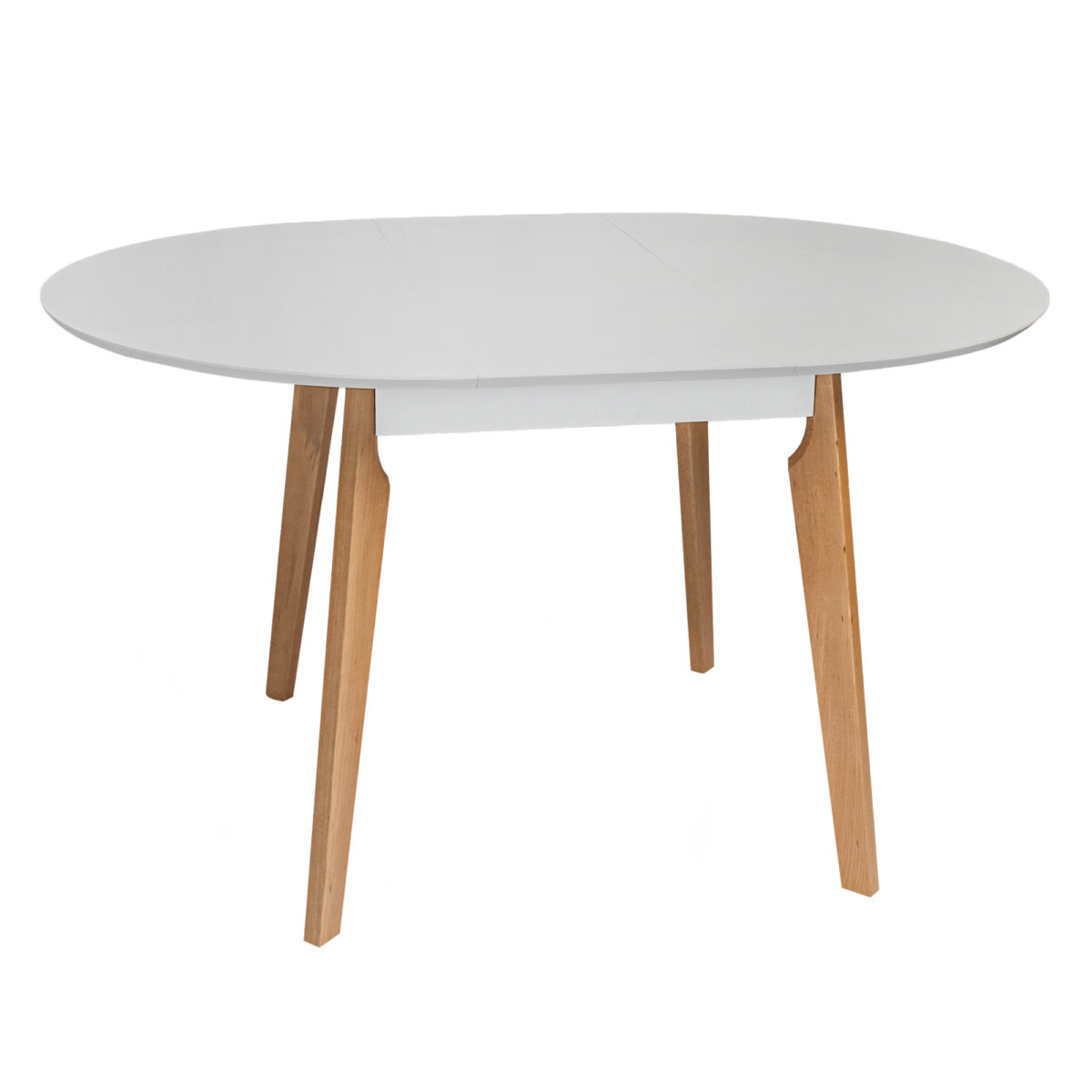 Mars Grey Extendable Table Ø100 Discover the MARS Grey Ø100 extendable table, perfect for your kitchen! It features an elegant design, a gray MDF top, an extension from 100 to 140 cm, and a beech wood frame for stability. Ideal for family meals and gatherings with friends. Add comfort and style!