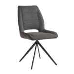 Стул SANDY Anthracite Кухонный стул Sandy Anthracite - элегантное сочетание стиля и комфорта. Изготовленный из прочной фанеры и металлических ножек, он обеспечивает долговечность и стабильность. Обивка из серого велюра добавляет роскоши. Идеальный выбор для вашего интерьера!