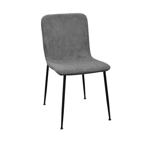 SMART Chair Dark Grey Discover the SMART Dark Grey chair, ideal for your kitchen. With a durable metal structure and elegant fabric upholstery, this chair offers both comfort and style. Its optimal height and sophisticated design make it perfect for any table. Choose quality and elegance!
