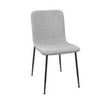 Smart Grey Chair Discover the Smart Grey Chair, perfect for the kitchen! Durable and stylish, with a sturdy metal frame and high-quality fabric upholstery, it provides comfort and ergonomic support. Ideal for adding style and sophistication to your dining area. Choose comfort and modern design!