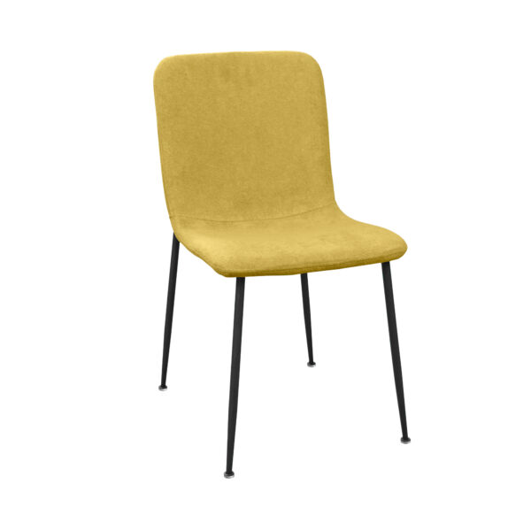 Smart Yellow Chair Discover the Smart Yellow Chair, perfect for the kitchen! With a sturdy structure made of durable metal and elegant upholstery, this chair offers comfort and ergonomic support. It's ideal for adding refinement to your space! Choose style and comfort for every meal!