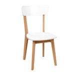 Tor Chair Add elegance to your kitchen with the Tor chair, made from oak and MDF, featuring a semi-gloss polyurethane lacquer finish. Ideal for Horeca and grocery store furniture, it offers comfort and style. Perfect for any space!