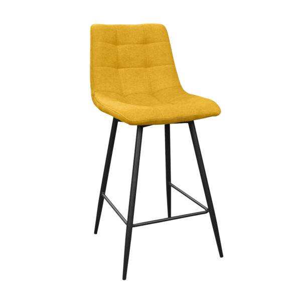 Bar Chair Capella New Yellow Discover the Capella New Yellow bar stool, perfect for your kitchen! With a modern design, a painted metal frame, and a comfortable seat, this elevated stool combines style and durability. Choose quality and comfort for your dream space!