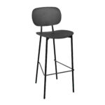 Flamingo Black Bar Chair Discover the Flamingo Black bar stool, perfect for patios or gardens, featuring a modern design and durable materials. Comfortable, easy to maintain, and with a refined appearance, it adds elegance to any outdoor space. With a height of 106 cm and a maximum weight capacity of 120 kg, it is ideal for relaxation.