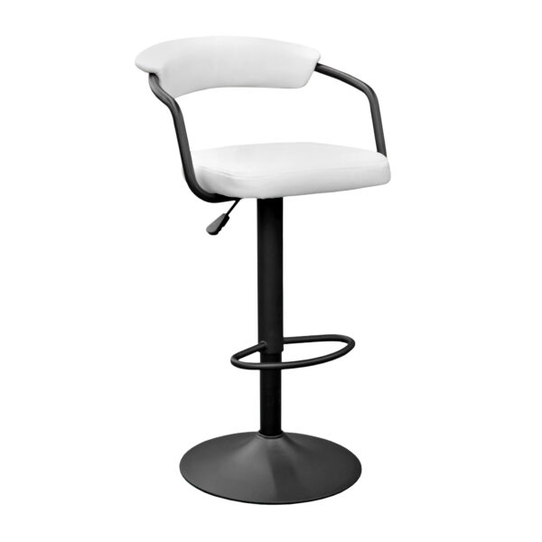 Барный Стул Sb-31 White Барный стул SB-31 White - стильный и удобный аксессуар для вашей кухни. Сиденье из фанеры с полиуретановой прослойкой, обтянутое искусственной кожей. Металлическое основание с защитой от царапин, спинка для поддержки. Легкая сборка и максимальная нагрузка 120 кг.