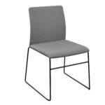 Office Chair C01 Grey Choose the C01 office chair in gray for your comfort. Made from durable metal and upholstered with fabric, it supports up to 150 kg. Perfect for long meetings, ensuring a pleasant working environment. Discover office comfort now!