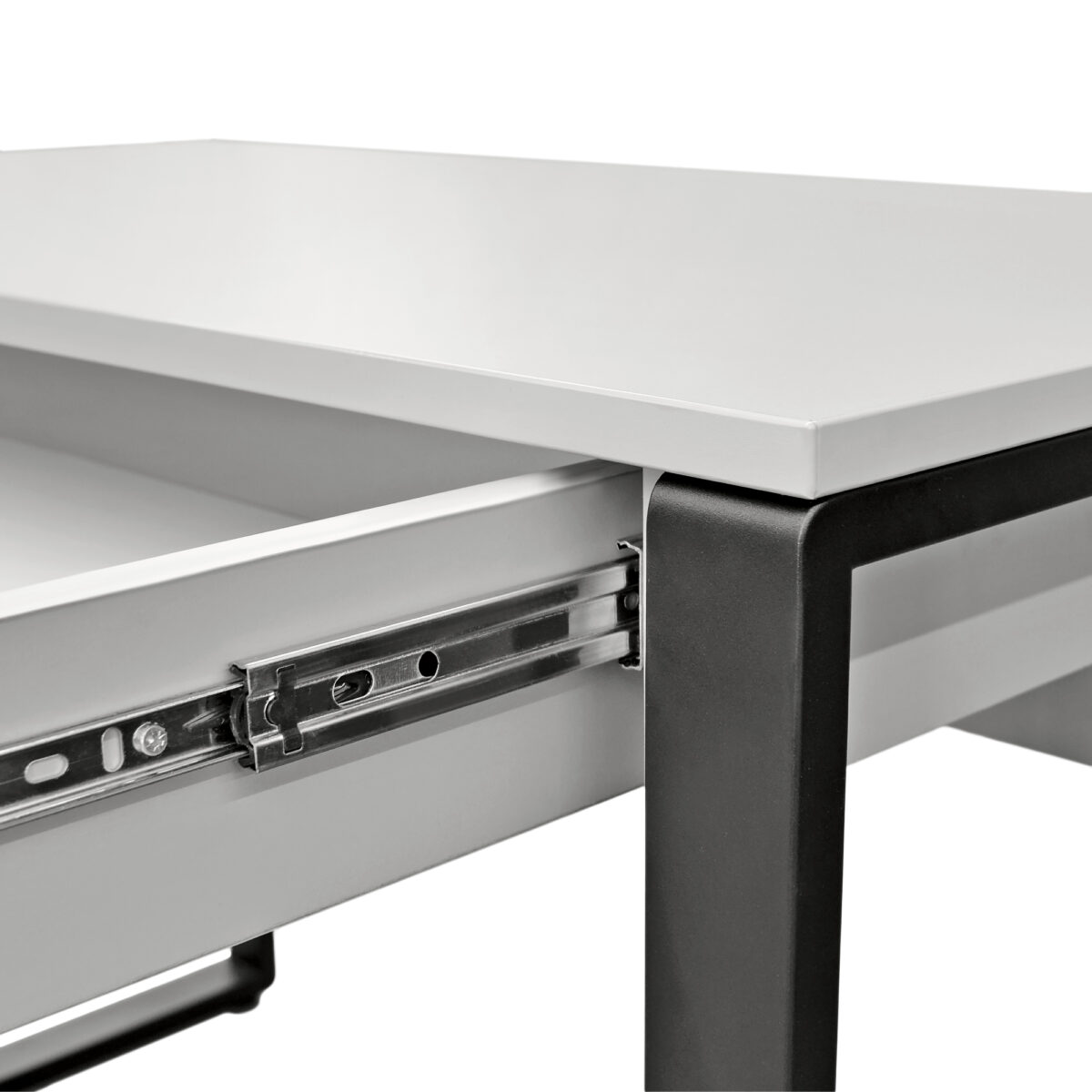Офисный Стол SMALL 100x55~Grey/Black — изображение 6
