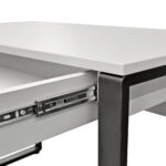 Офисный Стол SMALL 100x55~Grey/Black — изображение 6