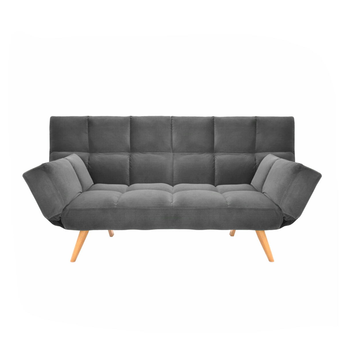 Extendable Sofa Lm-58 Grey Velvet - Image 4