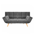 Extendable Sofa Lm-58 Grey Velvet - Image 4