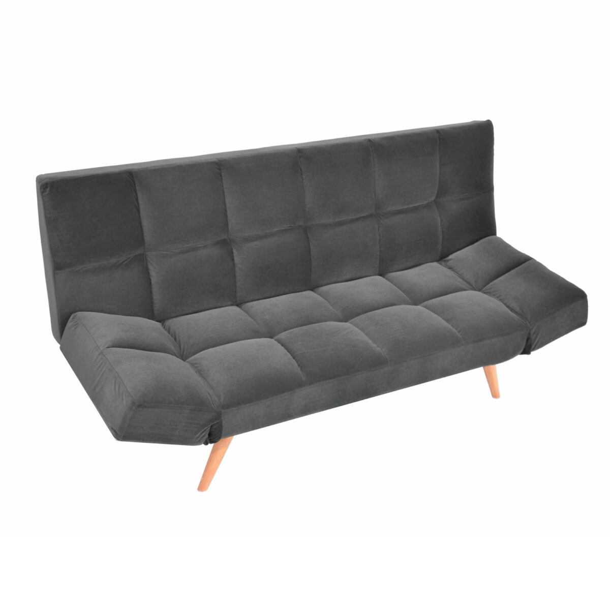 Extendable Sofa Lm-58 Grey Velvet - Image 5
