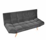 Extendable Sofa Lm-58 Grey Velvet - Image 5