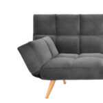 Extendable Sofa Lm-58 Grey Velvet - Image 7