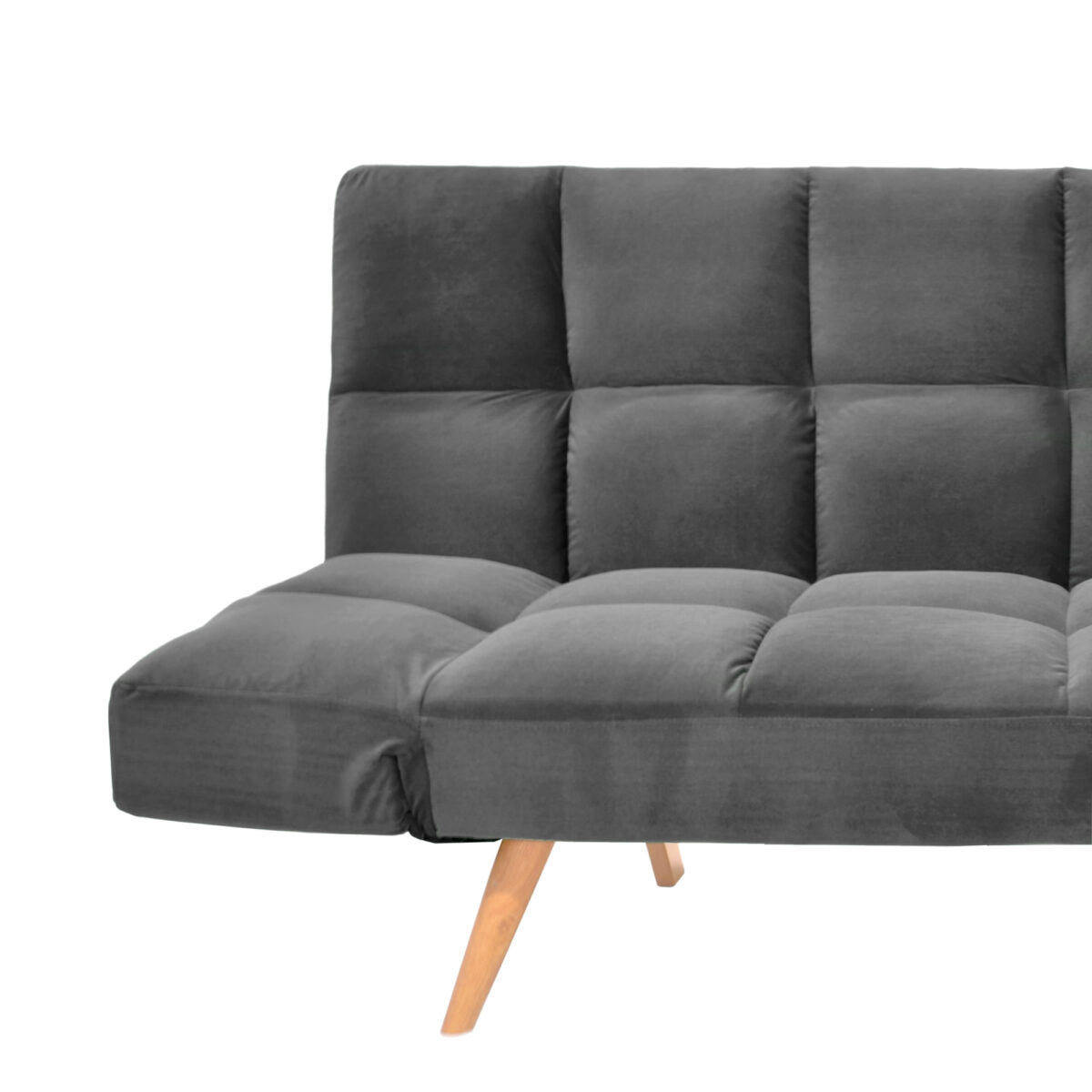 Extendable Sofa Lm-58 Grey Velvet - Image 8
