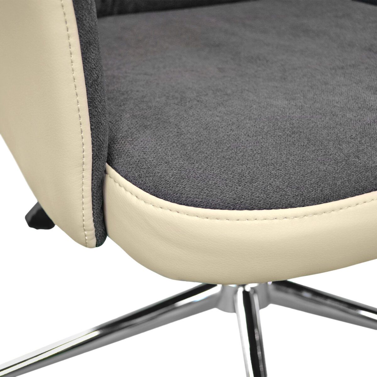FRODO Office Armchair Dark Grey/Beige - Image 5