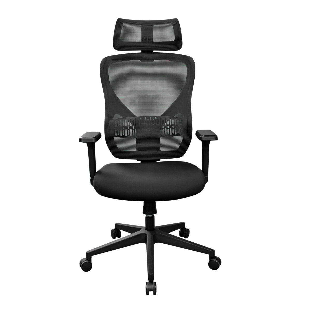 SATURN Black Office Armchair - Image 2
