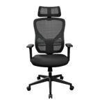 SATURN Black Office Armchair - Image 2
