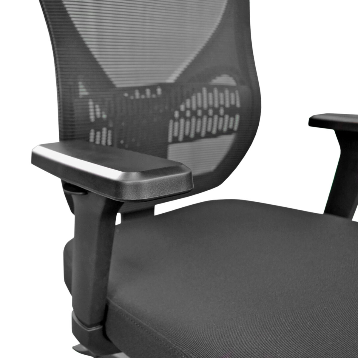 SATURN Black Office Armchair - Image 5