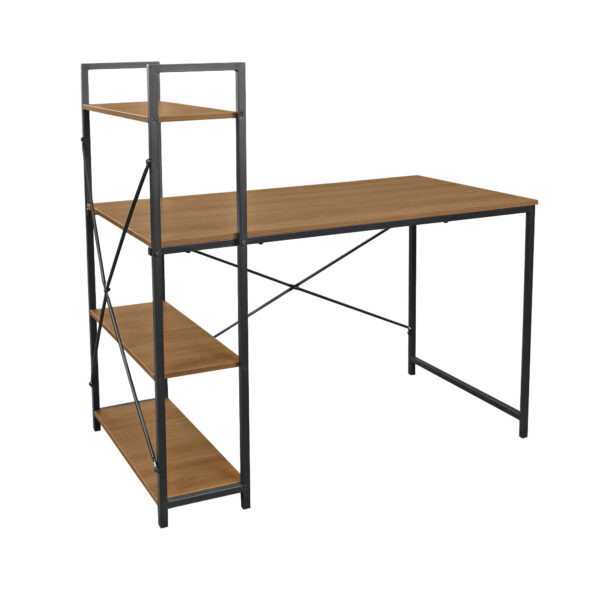 Office Desk TATYA DT-2111 Discover the TATYA DT-2111 desk, featuring a modern design, a laminate MDF top, and a sturdy metal frame. Ideal for home or professional offices, it offers generous space for organization and optimal ergonomics. Choose quality and style for your workspace!
