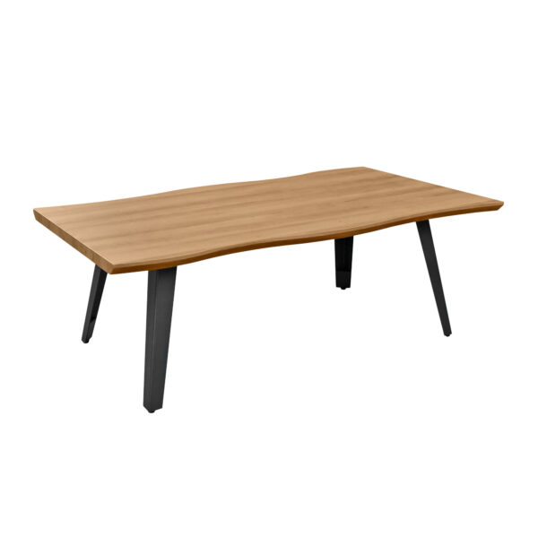 CT-1417 Coffee Table Discover the CT-1417 coffee table, an elegant and practical piece, ideal for the living room or office. With a modern design and a generous space of 130x70 cm, this table made of MDF and a metal frame adds a touch of elegance and utility to any interior.