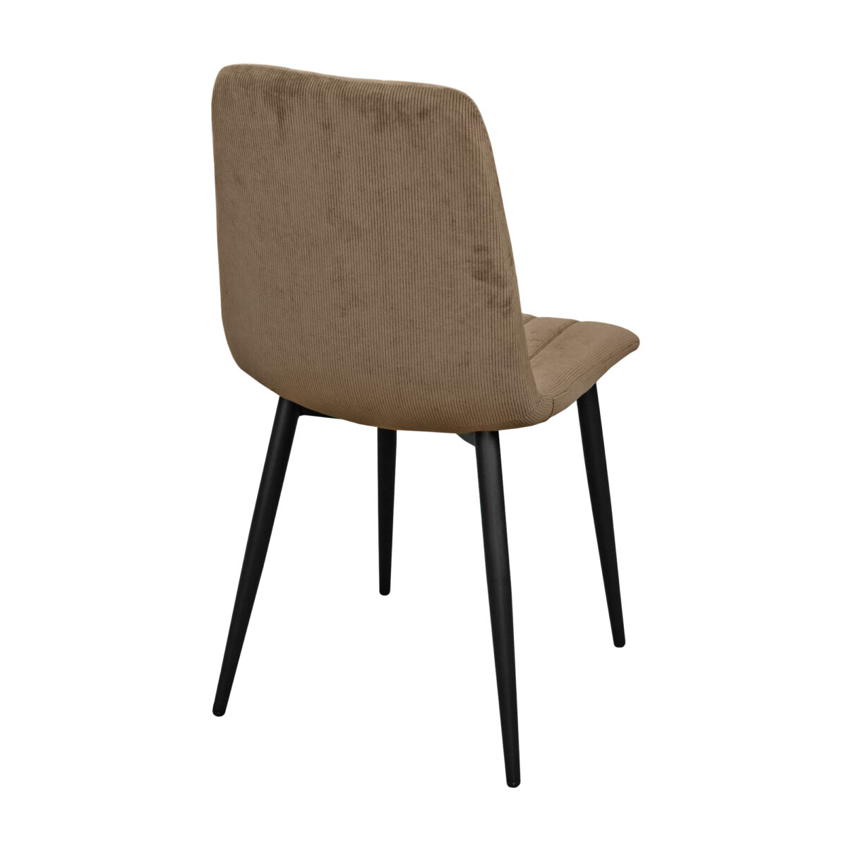 Chair DC-90 BGF166-7 Brown Velvet + Black Legs - Image 4