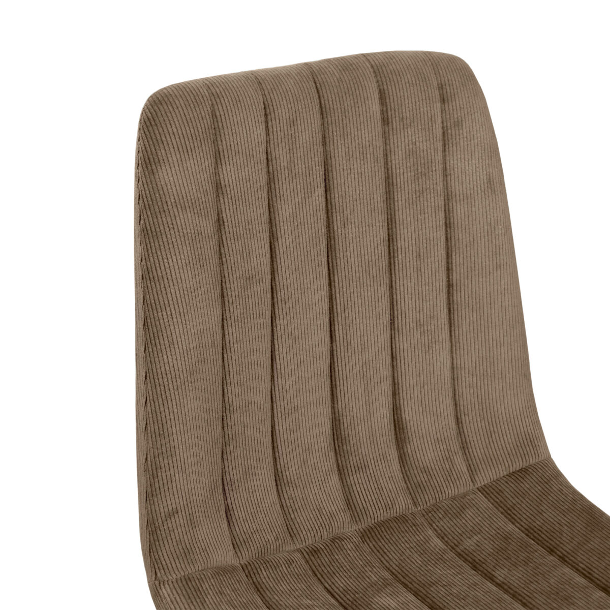 Chair DC-90 BGF166-7 Brown Velvet + Black Legs - Image 5