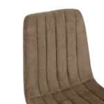 Chair DC-90 BGF166-7 Brown Velvet + Black Legs - Image 5