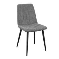 Scaun DC-90~BGF166-4 Dark Grey Velvet+Black Legs Descoperă scaunul DC-90 BGF166-4, perfect pentru bucătăria ta! Cu tapițerie din catifea gri și picioare din metal negru, combină eleganța cu confortul. Ideal pentru un interior modern, acest scaun confortabil măsoară 47 cm înălțime la șezut și este disponibil și în alte culori.