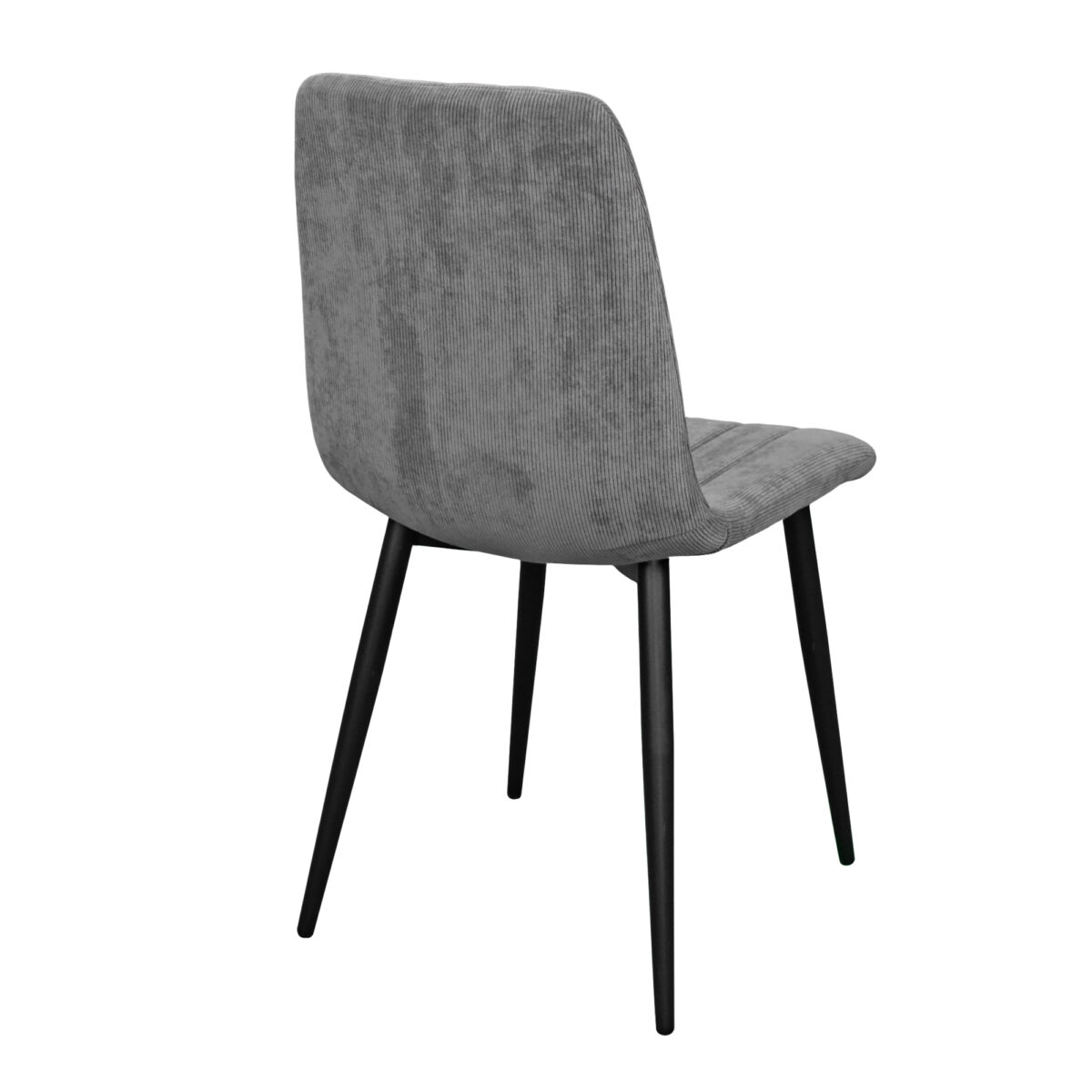 Scaun DC-90 BGF166-4 Dark Grey Velvet+Black Legs - imagine 4