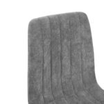 Chair DC-90 (BGF166-4) Velvet Dark Grey + Black Legs - Image 5
