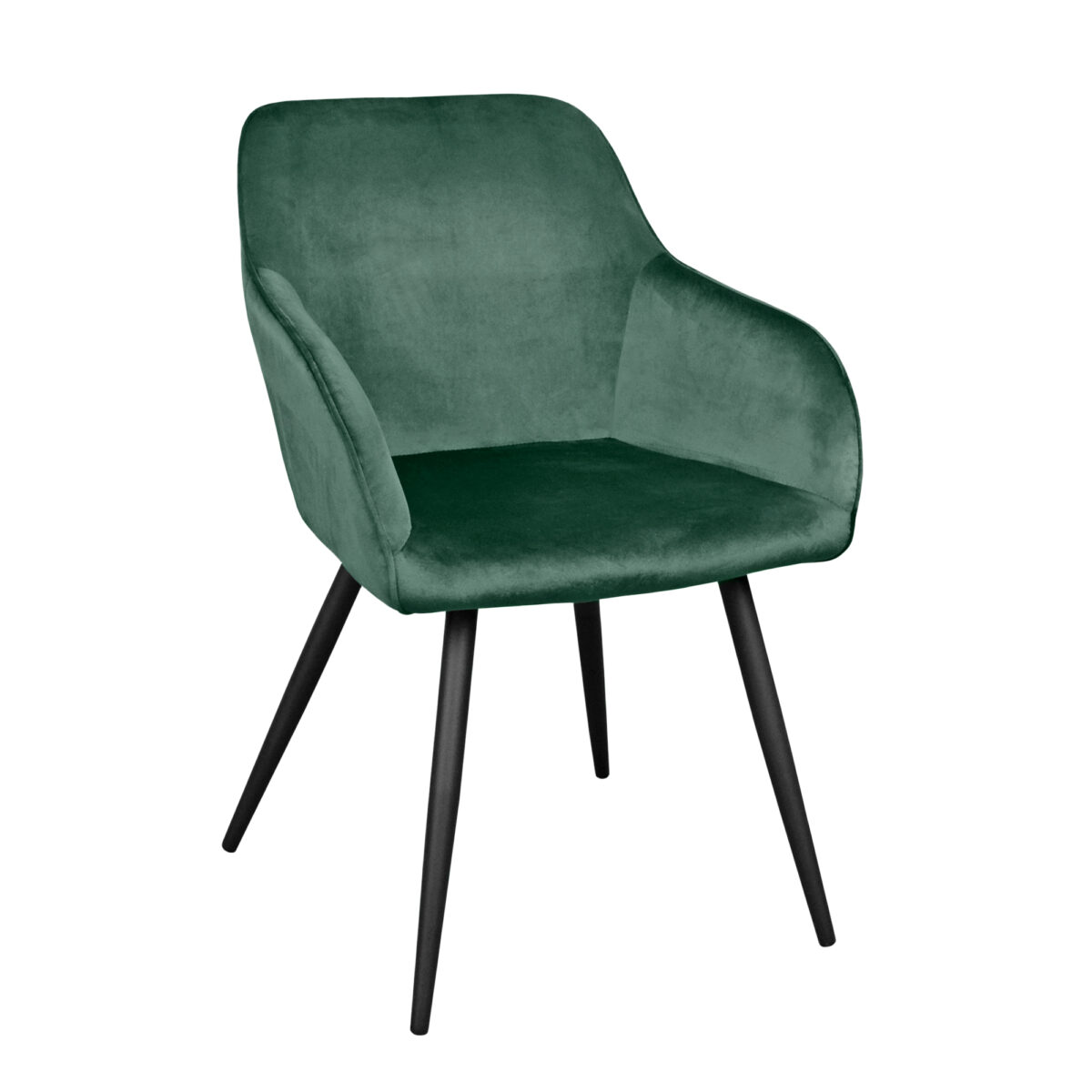 Airis Chair Green HLR57 + Black Legs Discover the comfort and elegance of the Airis Green HLR57 chair with black legs, perfect for the kitchen. Upholstered in soft velvet and constructed from durable materials, this chair adds a touch of sophistication to any interior. Ideal for enjoyable moments with family and friends!