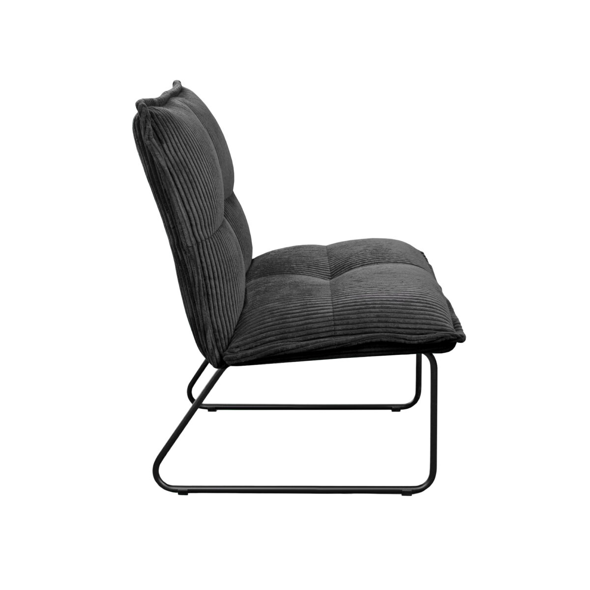 Bronx Black Velvet Armchair - Image 3