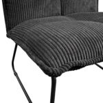 Bronx Black Velvet Armchair - Image 4