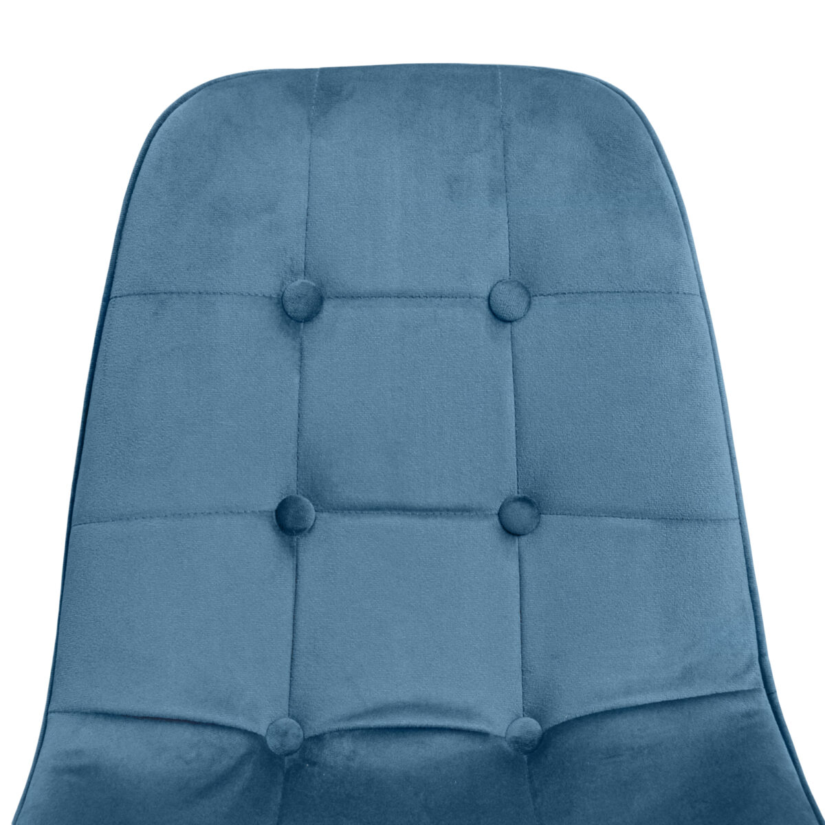 M-01-3 (Hlr-63) Velvet Blue + Black Legs Chair - Image 6