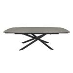 LEA Dark Grey Extendable Table (180+40+40)*90*76 - Image 4