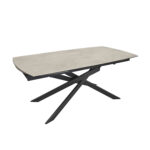 LEA Grey extendable table (180+40+40)*90*76 Discover the LEA Grey extendable table, perfect for your kitchen! With an innovative design, metal frames, and a high-quality ceramic tabletop, this elegant table expands to accommodate 8-10 people, making it ideal for family gatherings. Transform your meals into a delightful experience!
