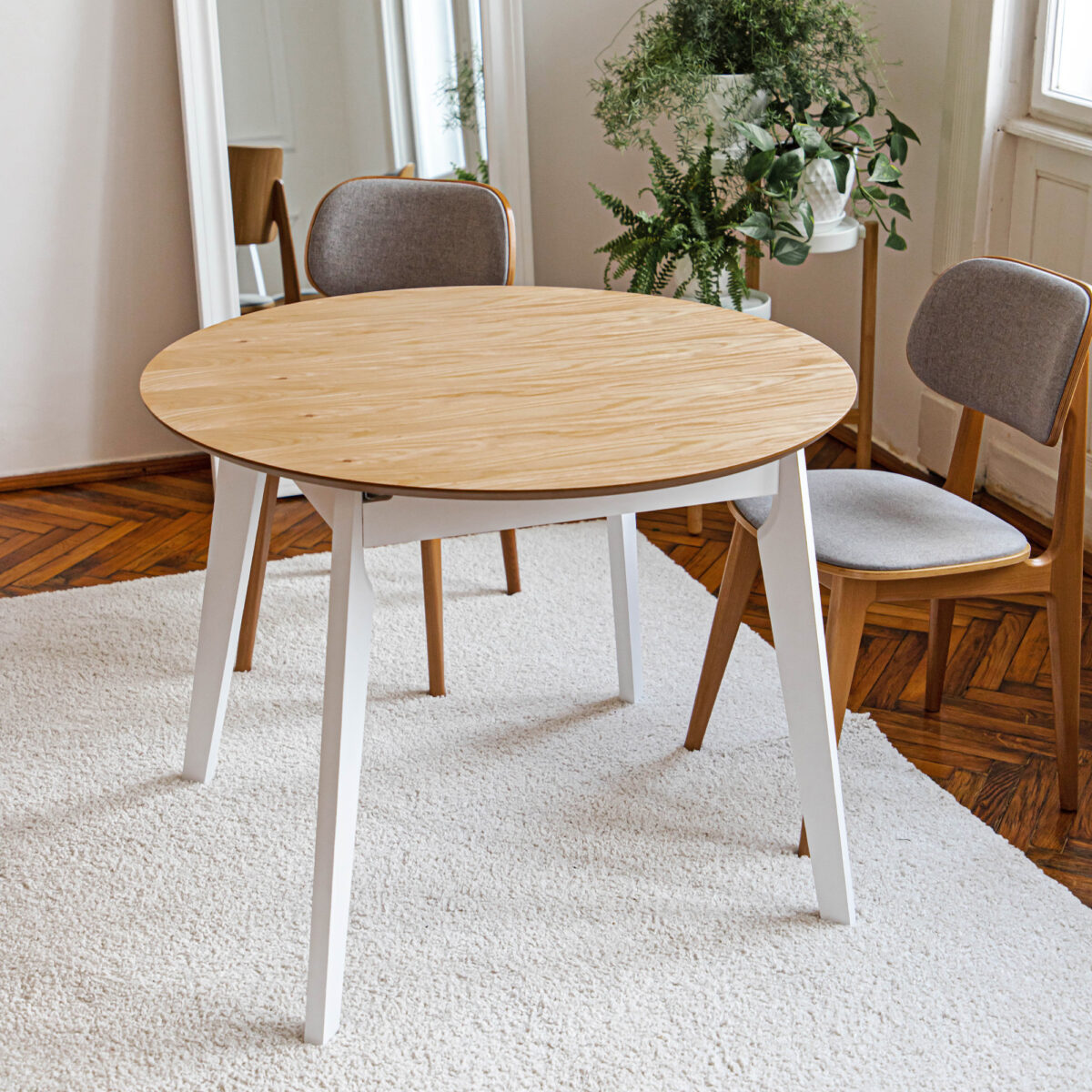 Extensible Table MARS White Ø100 - Image 3