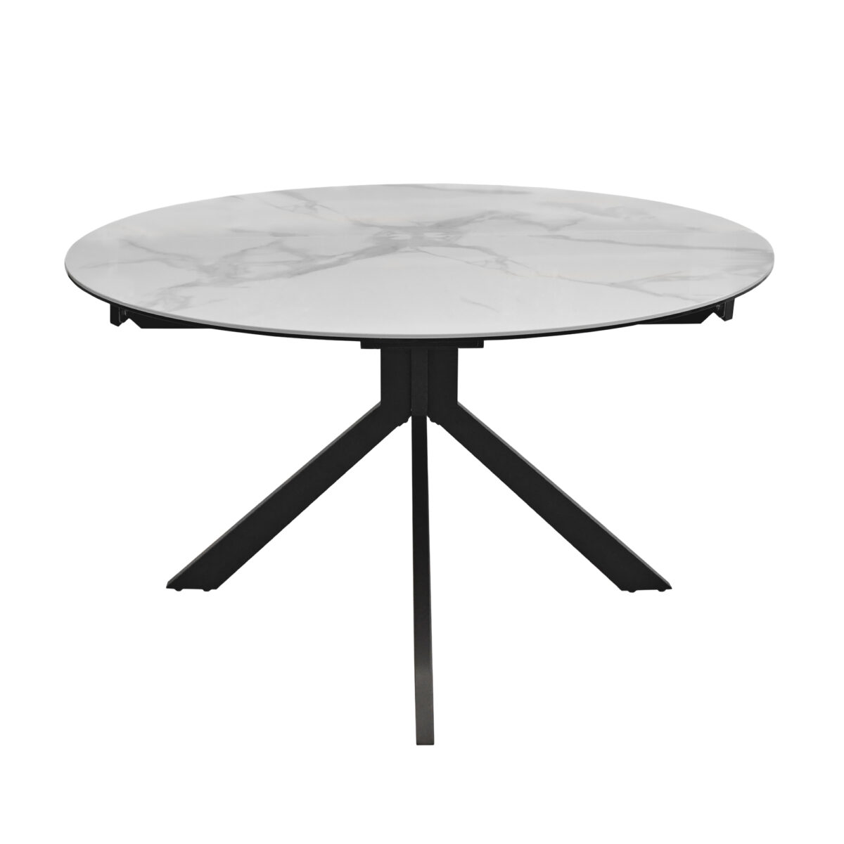 Extendable Table PINA White Ø130 - Image 3