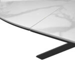 Extendable Table PINA White Ø130 - Image 4