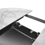 Extendable Table PINA White Ø130 - Image 5