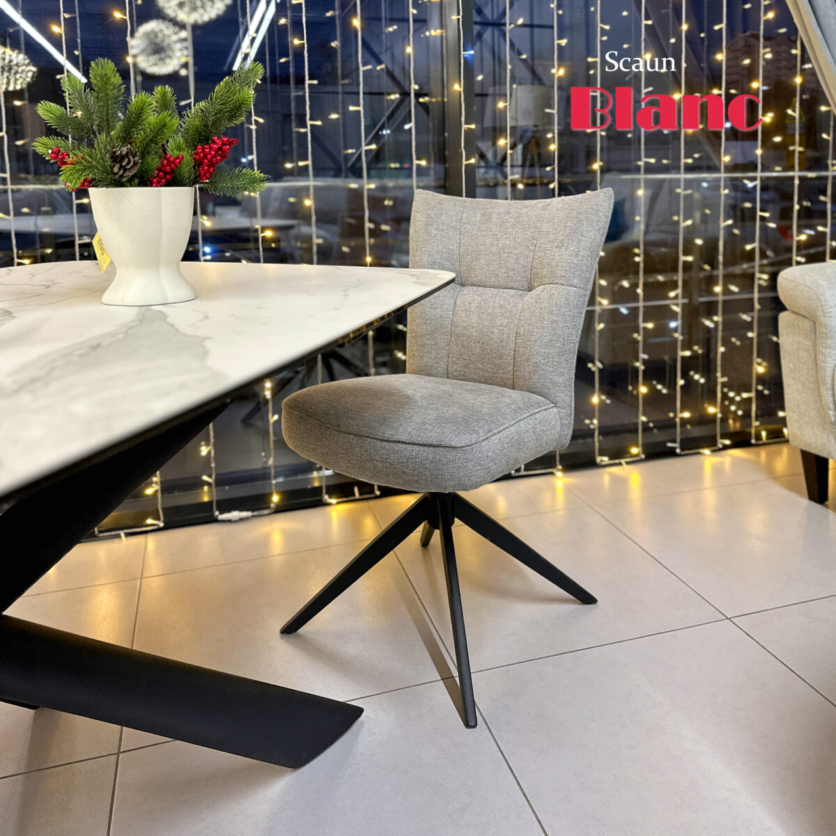 BLANC Light Grey Chair - Image 7