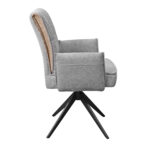 Lorenz Armchair Grey - Image 6
