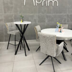 NOVA Extendable Table White Black + Black Leg - Image 4